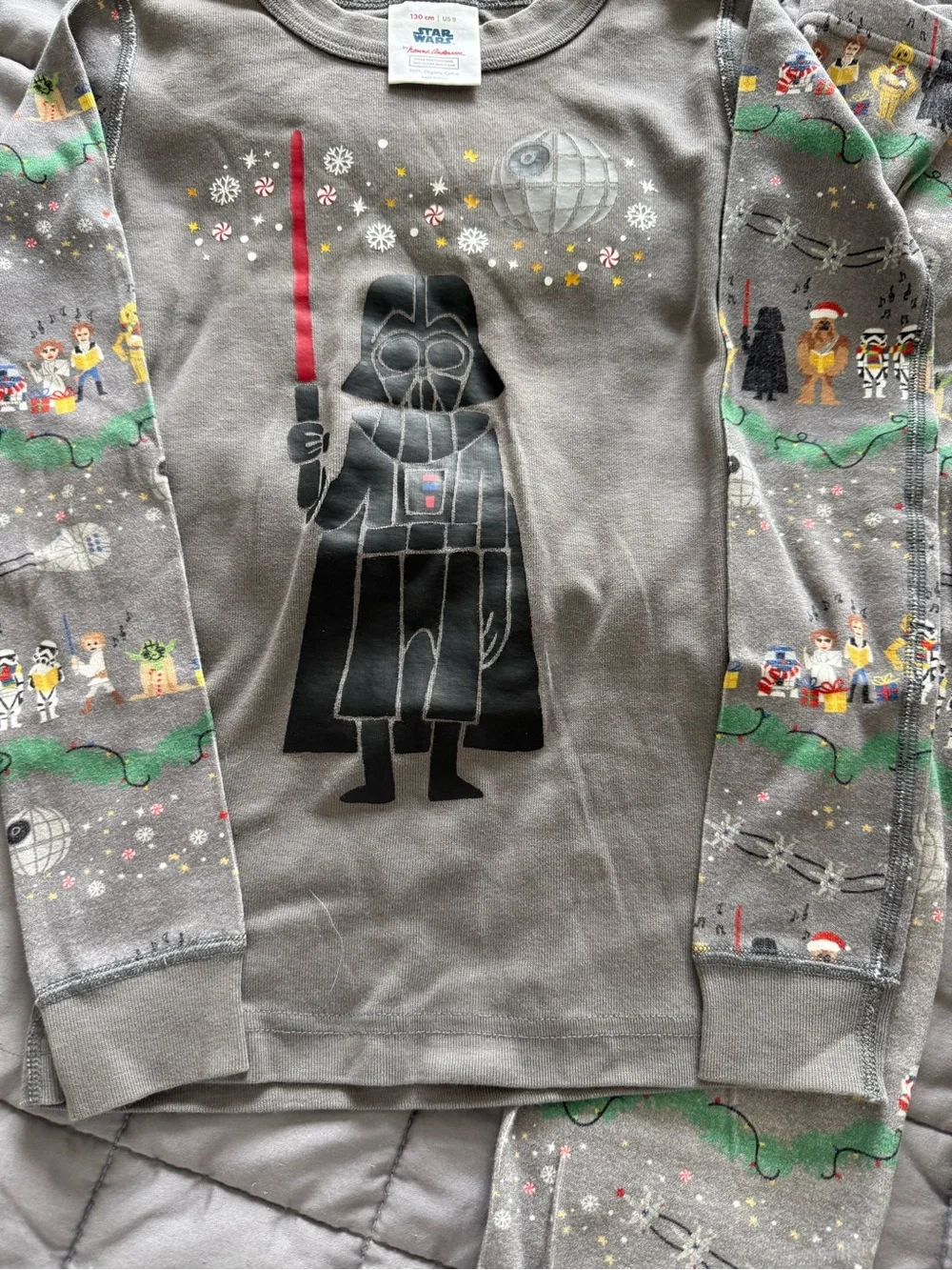 Hanna Andersson Organic Cotton Christmas Star Wars Darth Vader Pajama Set